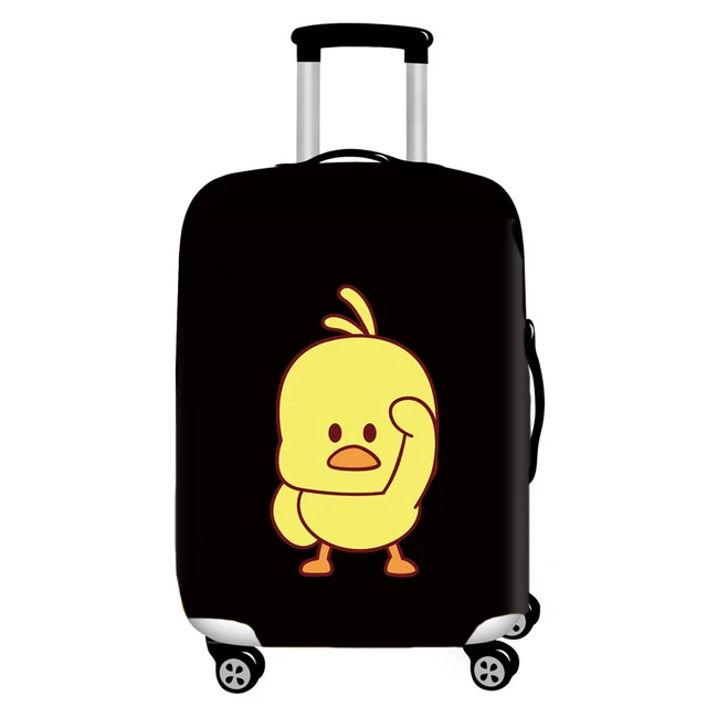 R-Luggage cover HMUNII, толстый дорожный защитный чехол на чемодан для багажника, чехол для 1"-32", Чехол для костюма, совершенно эластичный - Цвет: R-Luggage cover