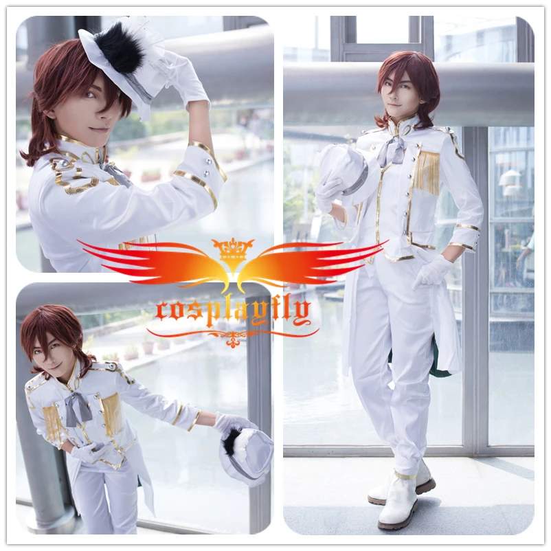 Uta No Prince Sama сезон 4 kotouki Reiji сценический костюм для косплея пиджак брюки мужские взрослые Униформа перчатки шапка одежда