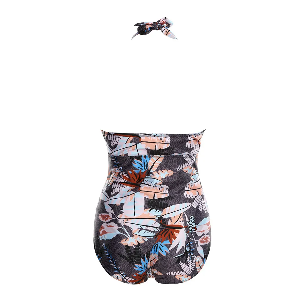 Купальник бикини для женщин большие размеры танкины беременных с принтом в виде