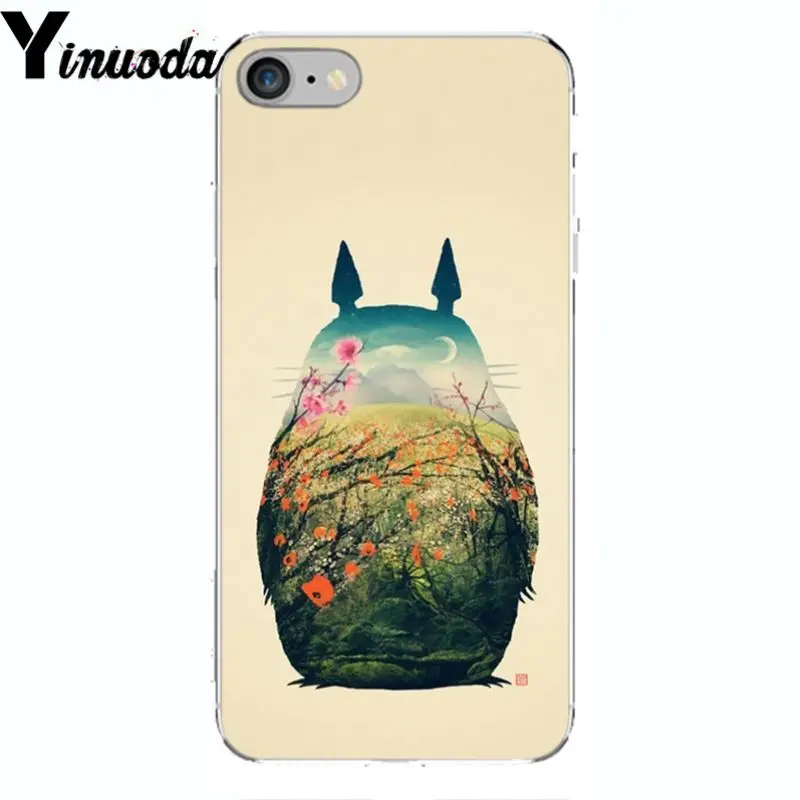 Yinuoda животные Тоторо рукоделие принт рисунок чехол для телефона чехол для Apple iPhone 8 7 6 6 S Plus X XS MAX 5 5S SE XR чехол