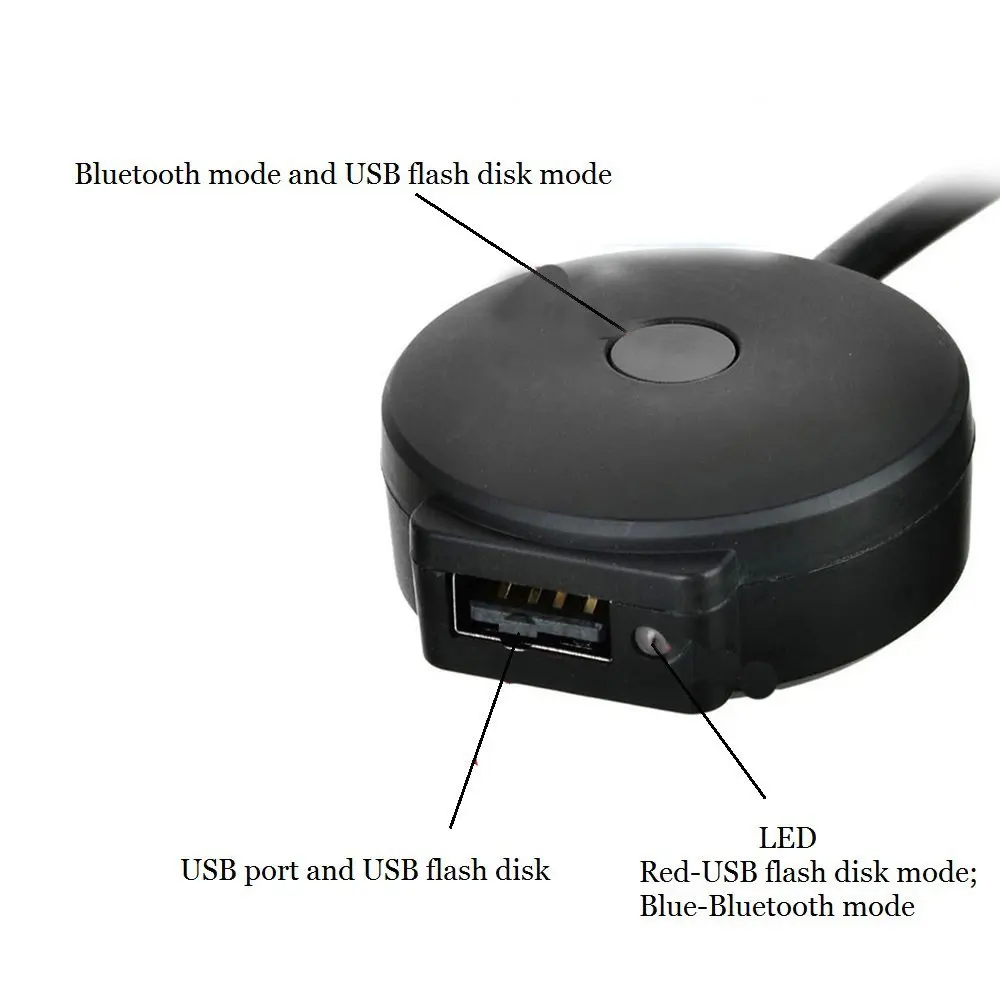 Музыкальный интерфейс AUX MDI Bluetooth адаптер беспроводной Android мобильный телефон для