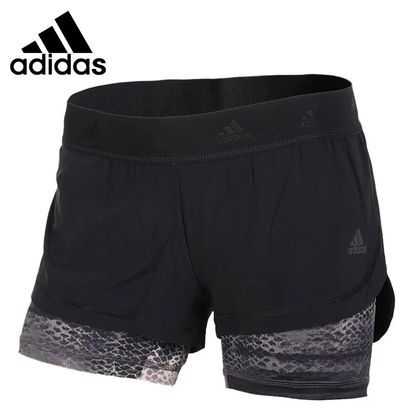 Оригинальные короткие женские шорты Adidas 2в1 AOP спортивная одежда | Спорт и