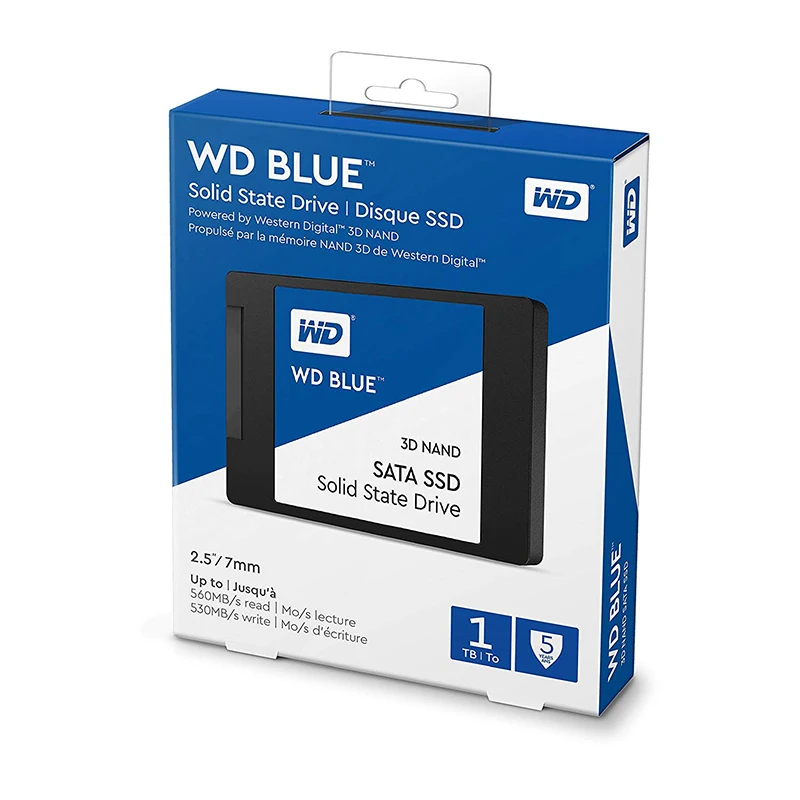 WESTERN DIGITAL BLUE 3D NAND SSD 250 ГБ внутренний жесткий диск SATA3 2 5 дюйма для ноутбука и