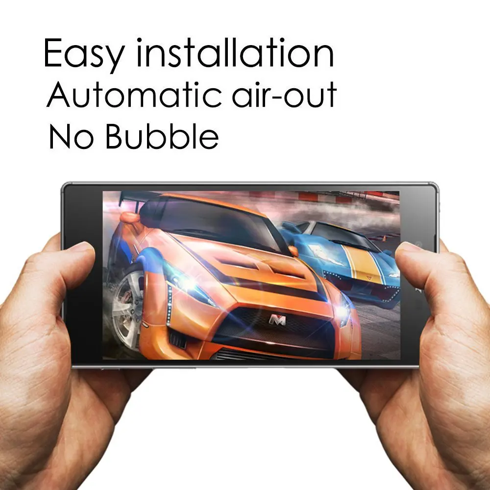 3D изогнутый край Полное закаленное стекло для Sony Xperia XA Защита экрана X