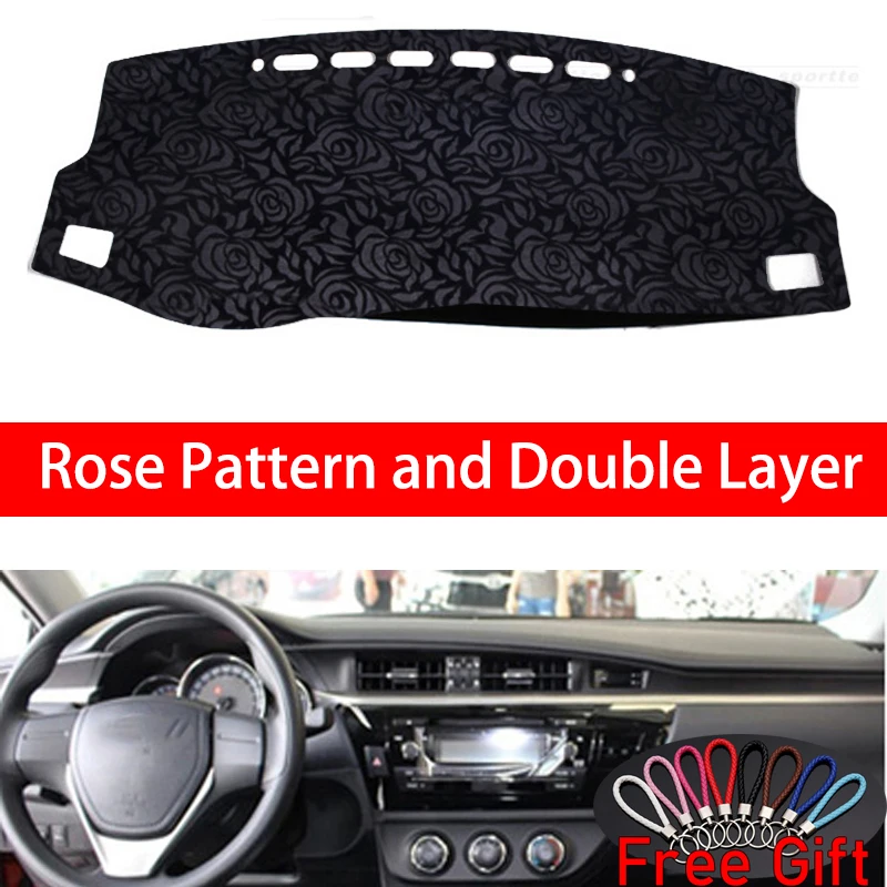 Розовый узор для Toyota levin 2014 2015 2016 2017 2018 2019 автомобильные декоративные Стикеры