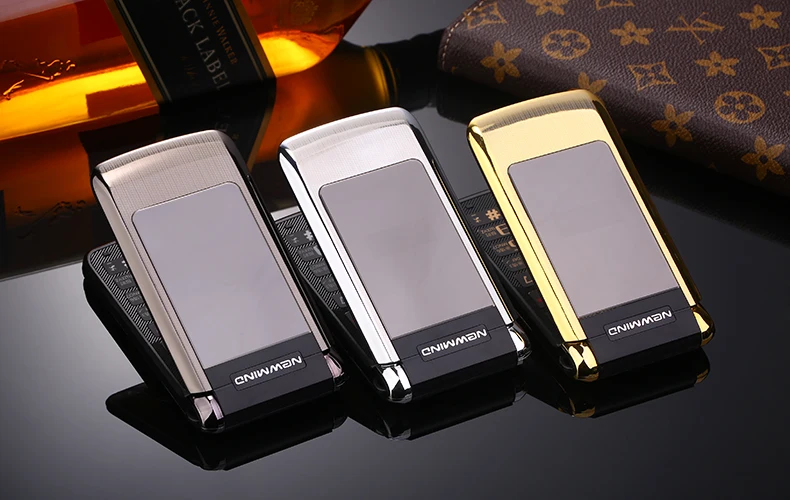 Женский флип телефон Newmind V518 с двойным экраном камерой MP3 MP4 двумя sim картами 2 4