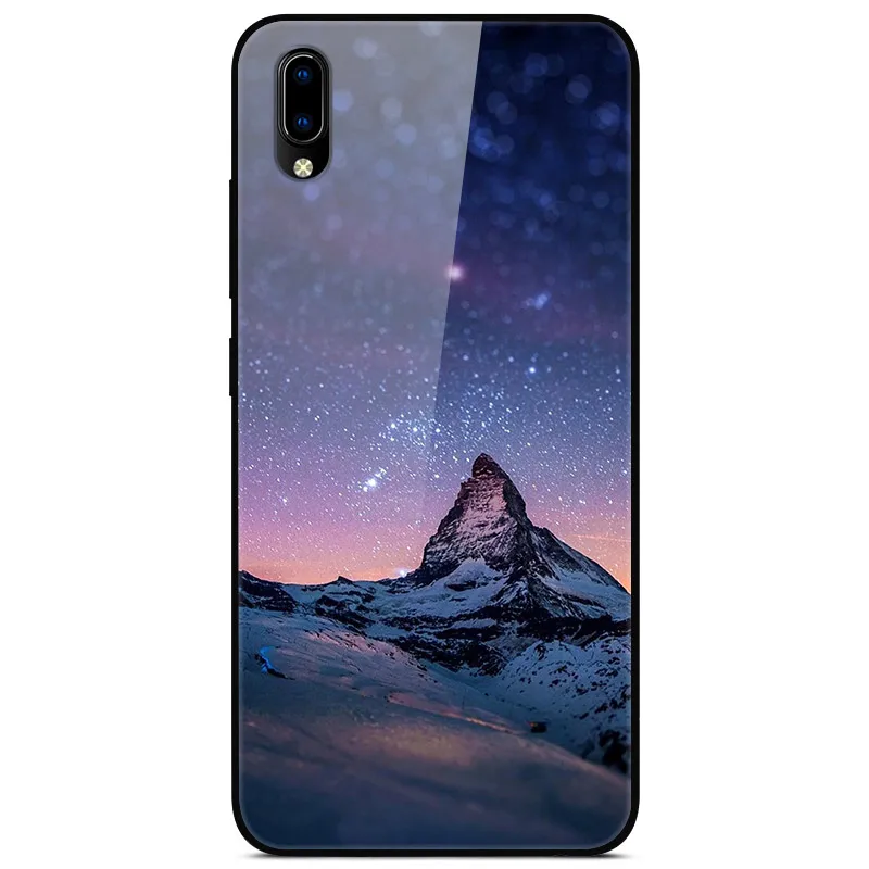 F для VIVO Y91C чехол VIVOY91C стеклянный жесткий чехол для телефона для VIVO Y91i чехол VIVO Y91 C мягкий бампер чехол закаленное для Vivo Y93 Y 93 - Цвет: 32