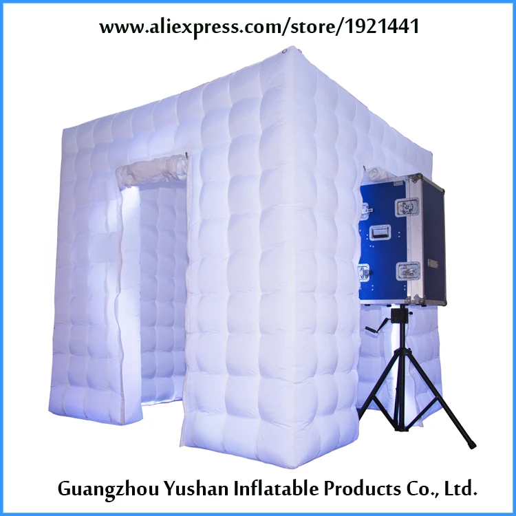 7.8ft куб светодиодный фонарь надувной Забавный фото стенд реквизит для свадебной