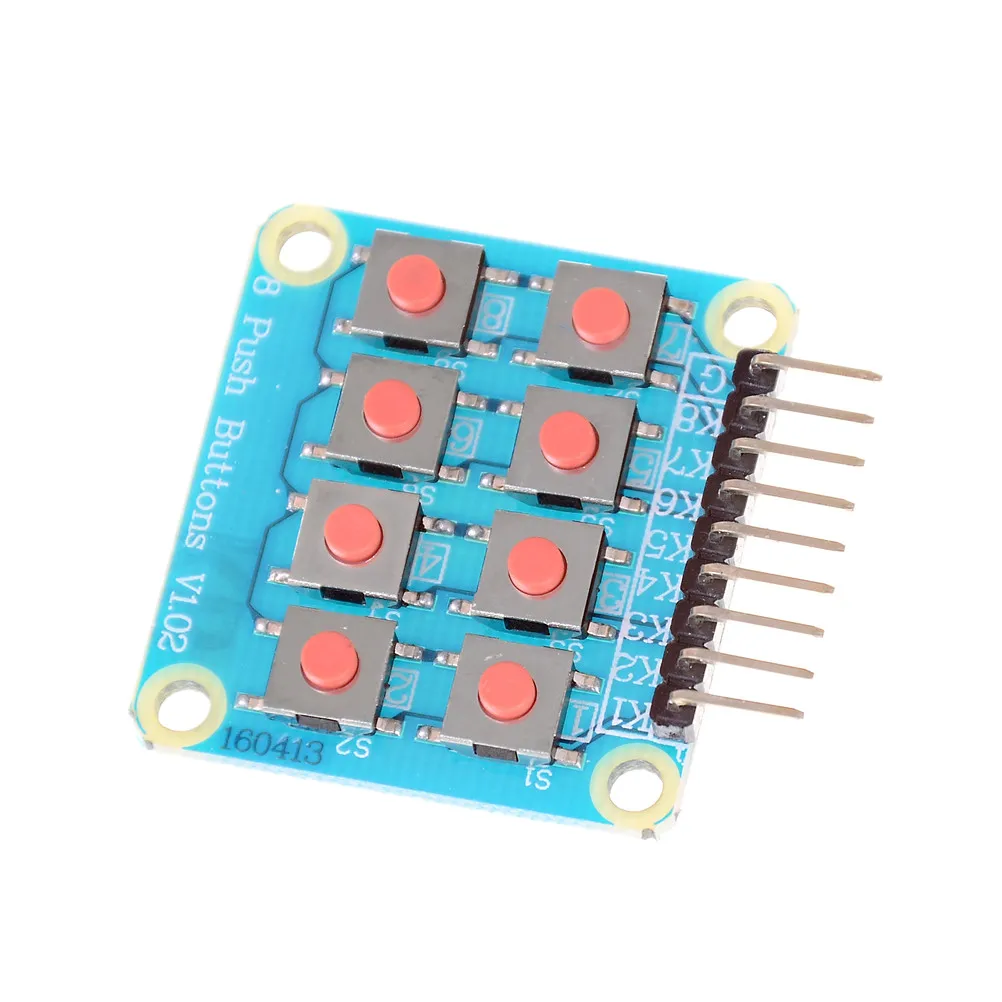 Матрица для клавиатуры 2x4 8 кнопок модуль V1.00 плата клавиш матричная кнопка Arduino AVR