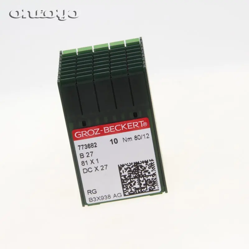 100% оригинальные немецкие швейные иглы Groz Beckert B27 Nm GB 81X1 / DCX27 1 упаковка 10 шт|nm| |