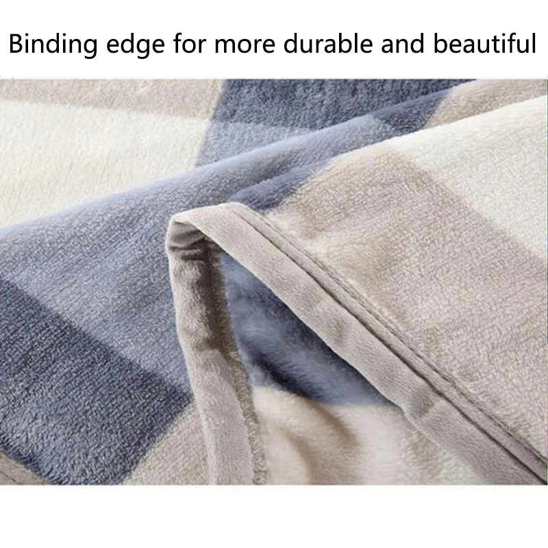 Модное голубое серое мягкое теплое из искусственной норки Фланелевое флисовое