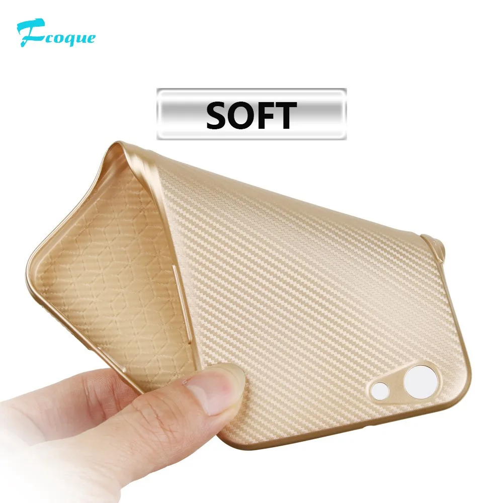 Fcoque New Carbon Fiber Phone Case For OPPO F3 Soft Back Cover Flexible Shock Resistant Shell Holder Coque |