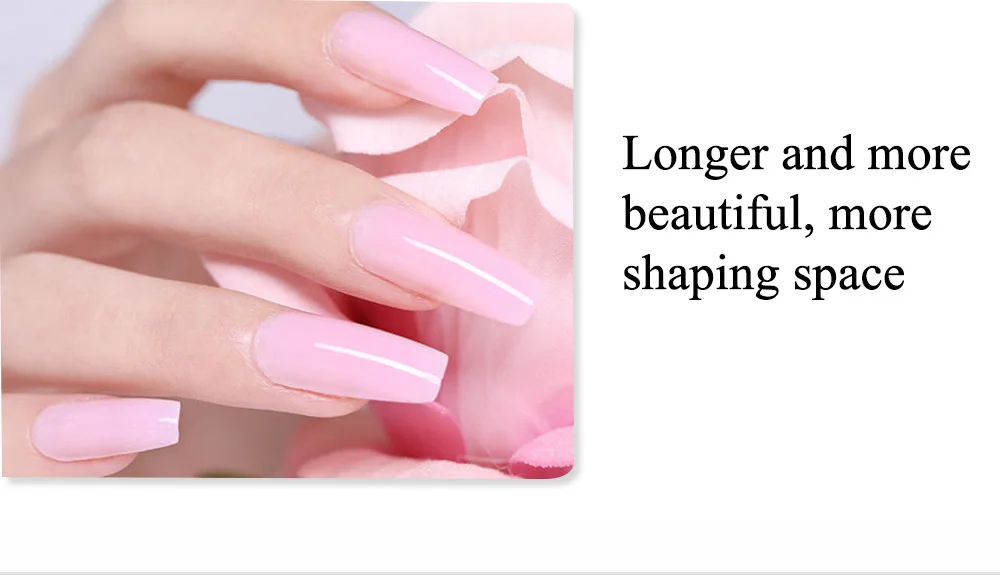 Yayoge Poly Gel Kit 18W Мини УФ LED Lamp Nail Builder Gel For расширение Лаки лак для ногтей полигель быстрый жесткий акриловый здания