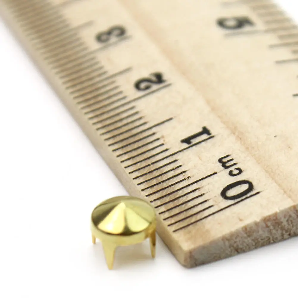 2017 100 Pcs DIY Punk Rock Copper Studs Nailheads For Clothes Shoes Bags Decoration | Дом и сад