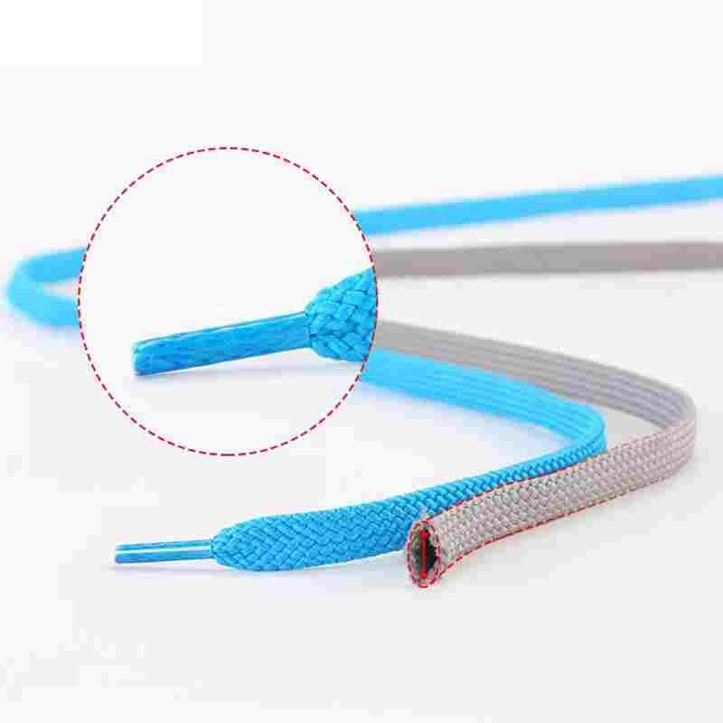 1 Pair Classic Flat Shoe laces Hollow Braided Shoelaces Off White Luxurious Simple Leisure Sneakers Unisex Shoelace 26 colors