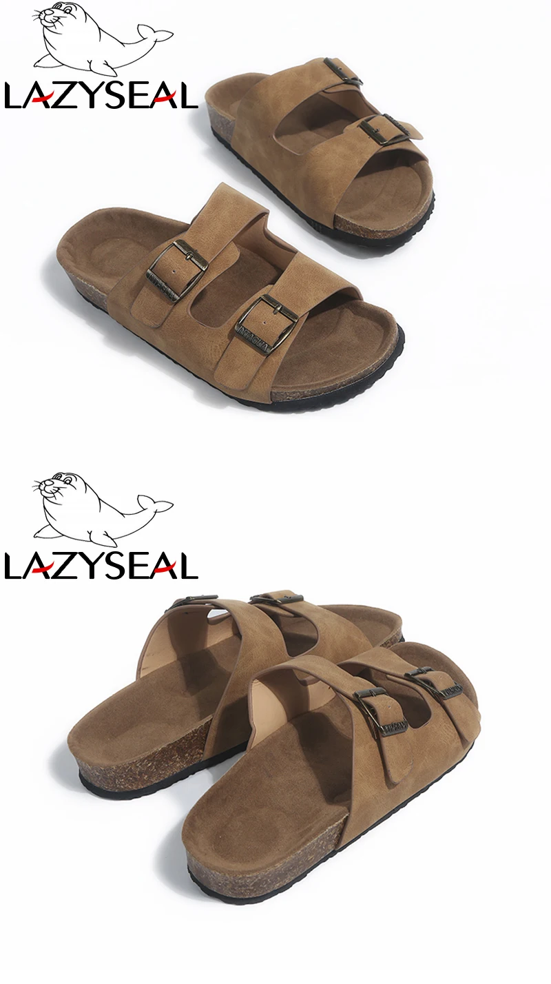 LazySeal/Летняя стильная обувь; женские и мужские сандалии; сандалии на пробковой подошве; Вьетнамки; пляжные шлепанцы на плоской подошве; большой размер 44