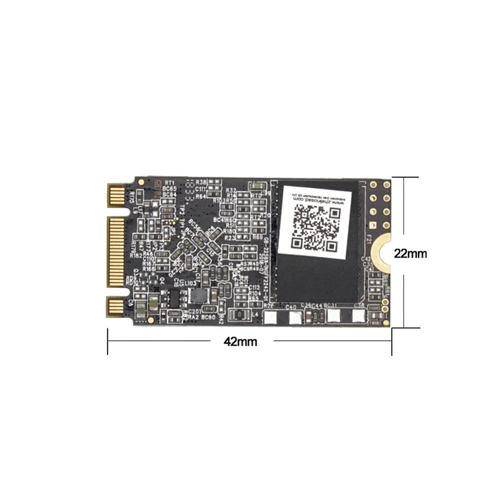 Zheino M.2 2242 SSD 64GB NGFF SATA Внутренний твердотельный диск для ПК ноутбук Настольный сервер