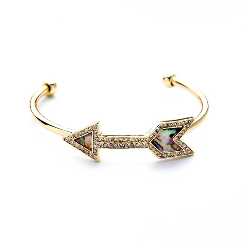 New Arrival Creative Fashion Arrow Pendant Bracelet Charms Link Bangle For Women Wholesale Alloy Jewelry Accessories | Украшения и