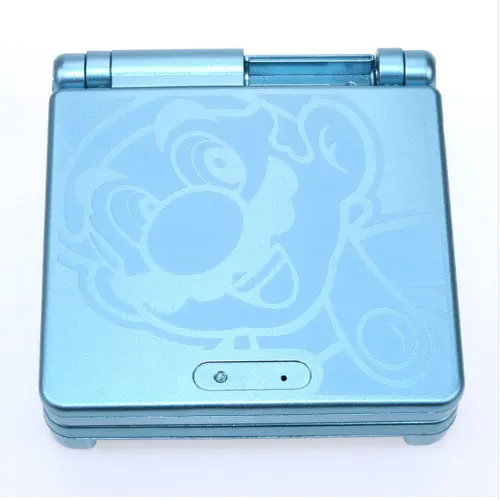ChengHaoRan мультфильм ограниченное издание Полный Корпус для nintendo Gameboy Advance SP для GBA SP игровая консоль чехол - Цвет: Blue Mario