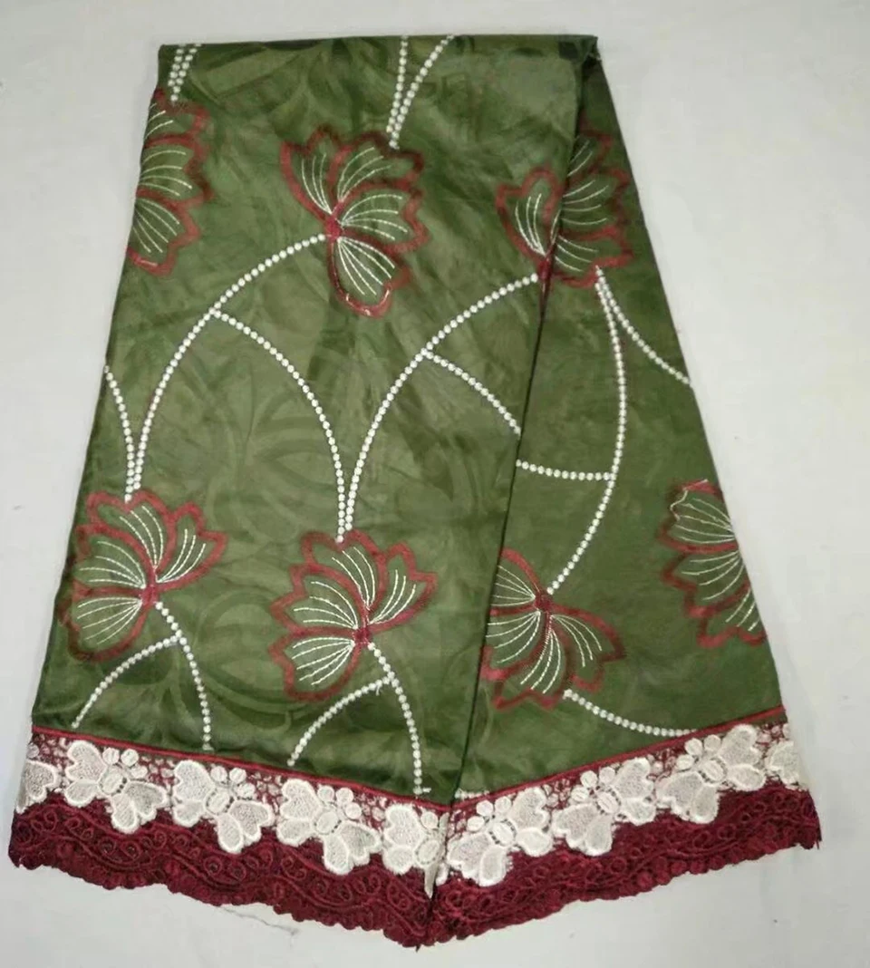 NABZ 15 Новый Нигерии парча Дамаск жаккардовые ткани для платья вышивка африканский