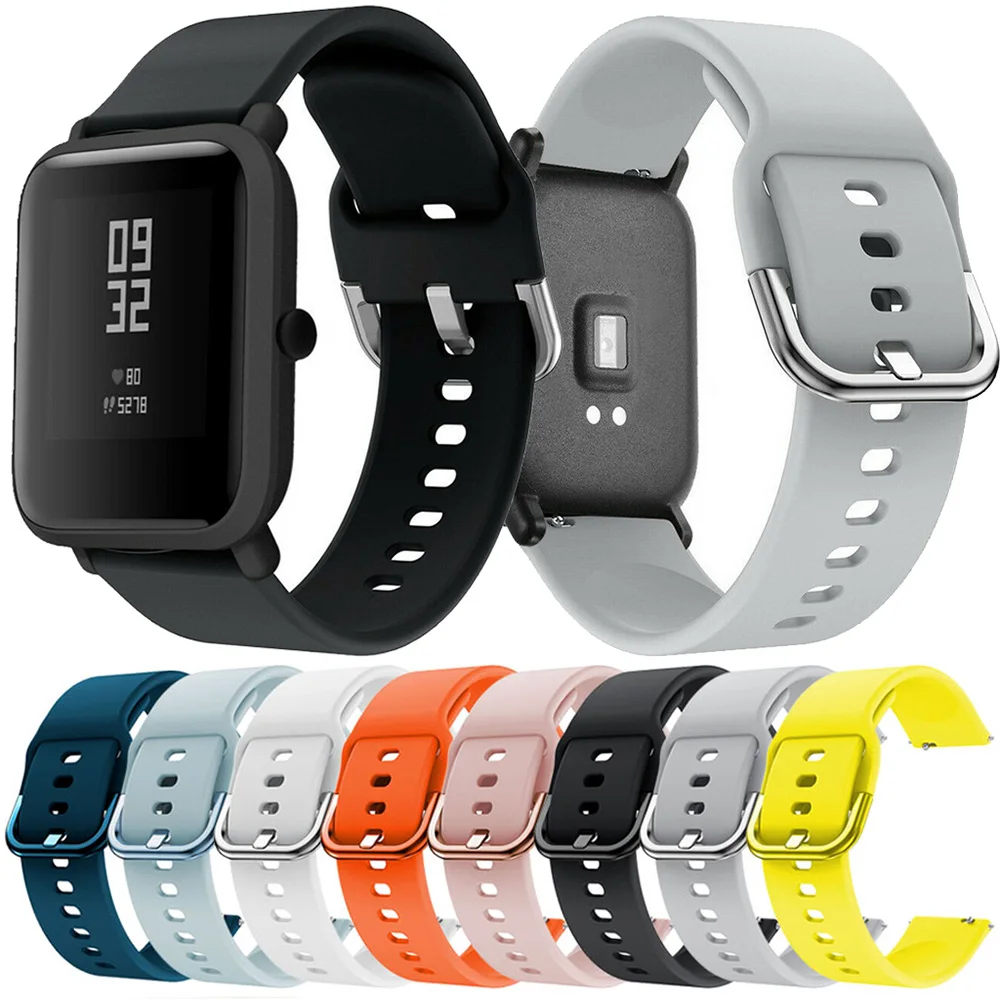 Силиконовый спортивный ремешок для Xiaomi Huami AMAZFIT Bip Pace Lite версия умных часов