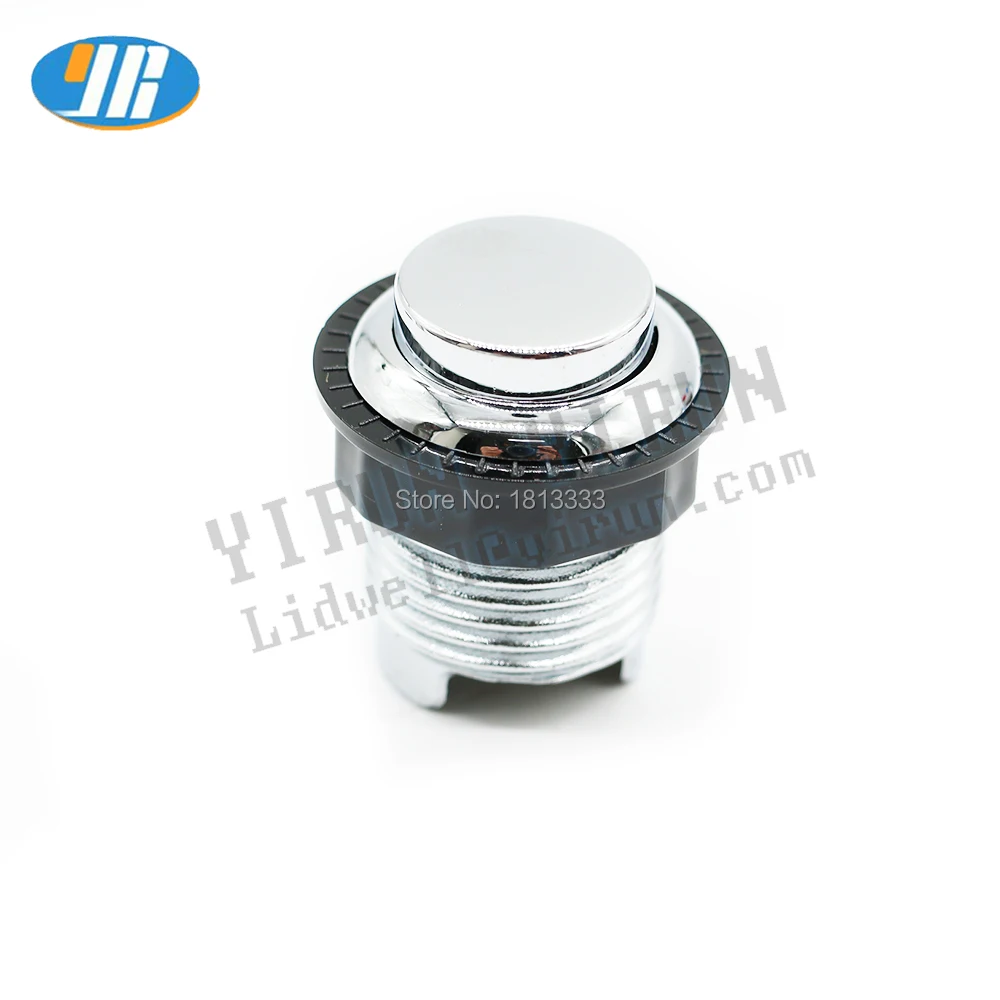 24mm CHROME Plated Push Button Arcade Start Microswitch Sot Game Accessories Parts 10PCS | Спорт и развлечения
