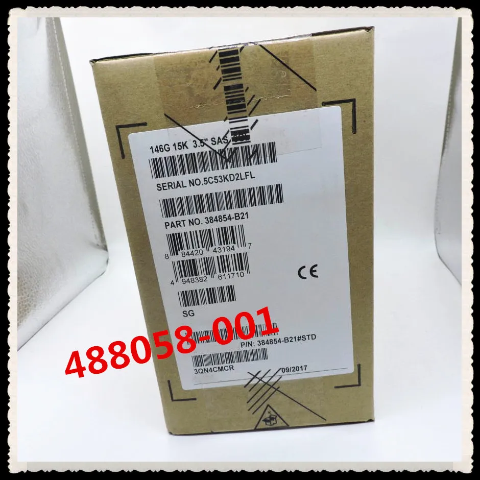 Новинка в коробке Гарантия 3 года 488058-001 454228-001 146 г 15 к 3,5 дюйма SAS нужно больше фотографии ангелов, пожалуйста, свяжитесь со мной