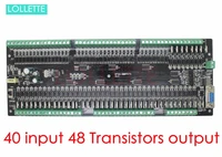 cf2n fx2n 88mt plc industrial control board 40 input 48 npn transistors output support rs485 modbus communication