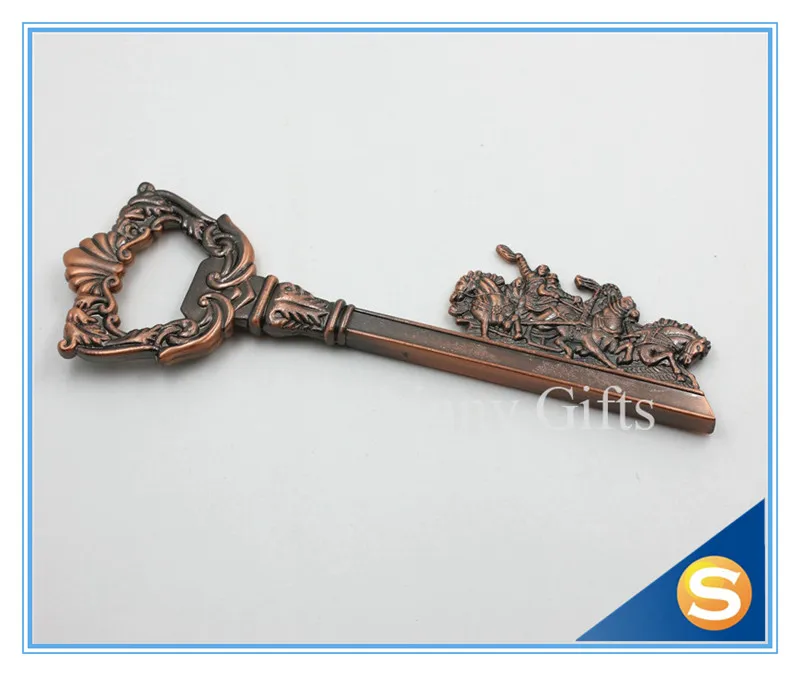 Металлическая открывалка для бутылок в форме ключа 2D дизайн пивных бутылок|opener