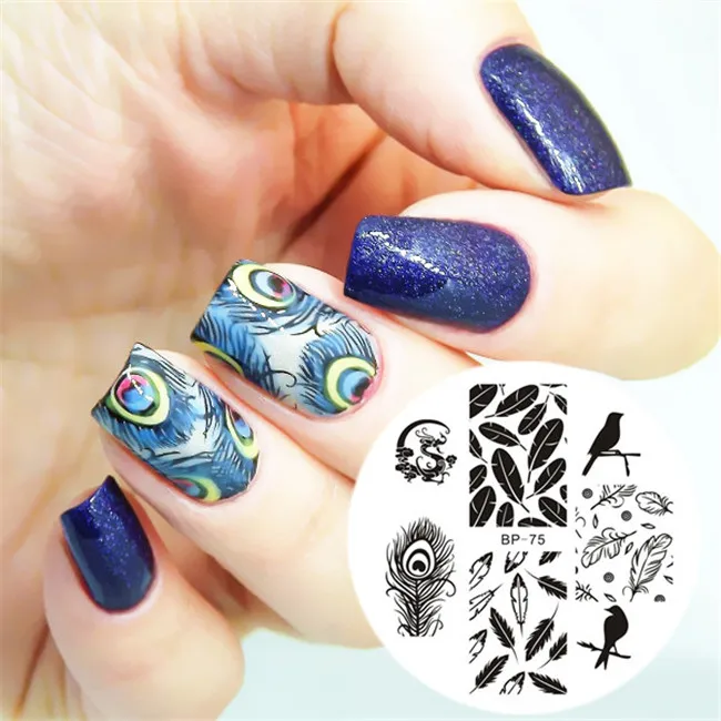BORN PRETTY шаблон для штамповки ногтей Серия животных кошки собаки Маникюр DIY изображение пластины дизайн ногтей украшения Аксессуары