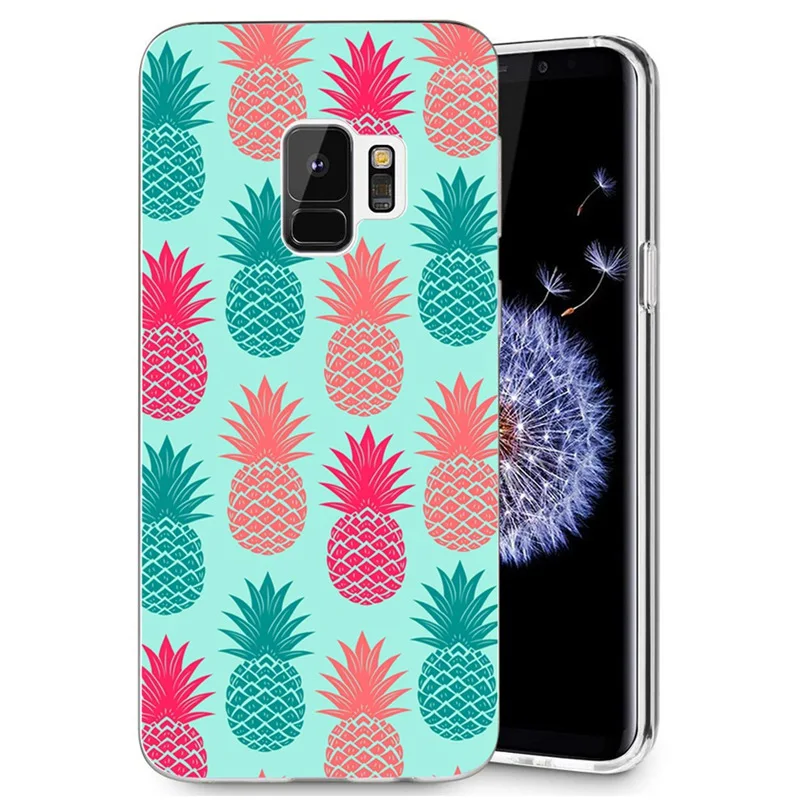 Летние фрукта ананаса силиконовый мягкий телефонный чехол для samsung Galaxy S9 S9Plus S8