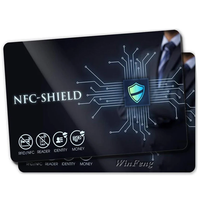 500 шт./лот 13 56 МГц RFID блокировщик карты NFC блокировка анти-идентификационный банк