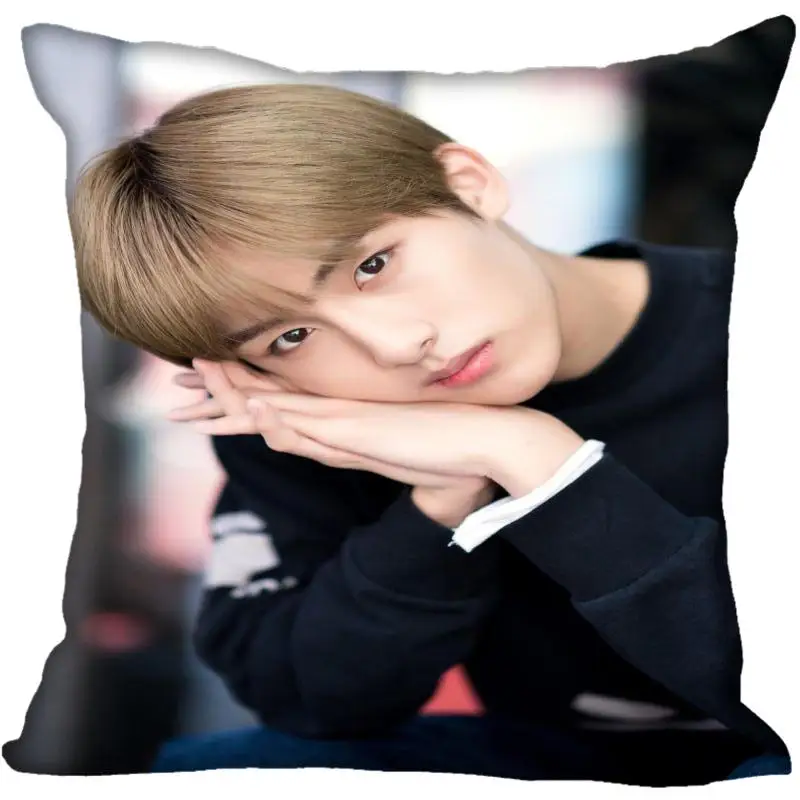 Популярная шелковая квадратная наволочка Fan Xi KPOP NCT WINWIN с принтом домашние