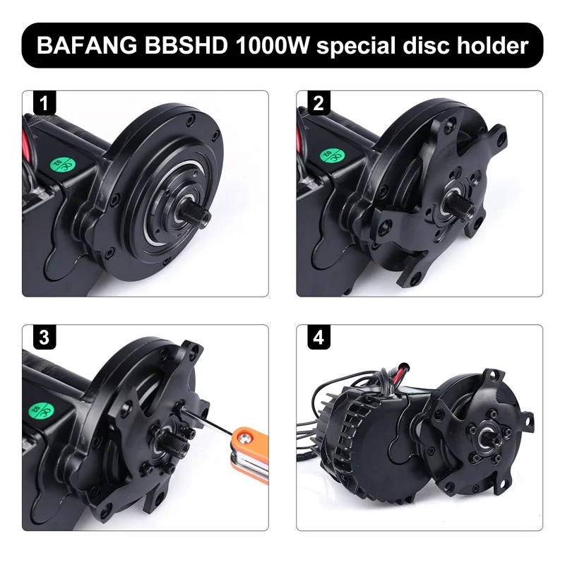 130 BCD Chainring Spider для 1000 Вт Bafang Mid Drive комплекты преобразования двигателей BBS03 BBSHD Ebike