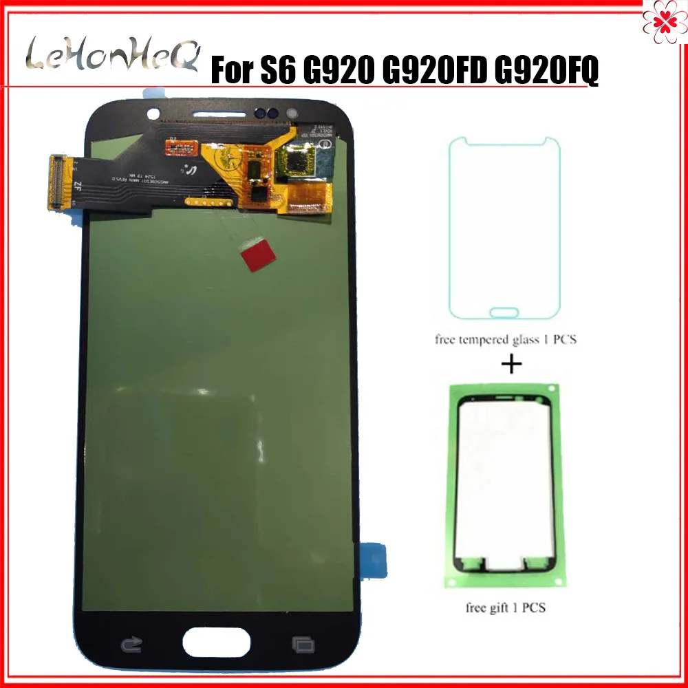 ЖК дисплей для Samsung Galaxy S6 G920F G920I с сенсорным экраном и дигитайзером в сборе G920