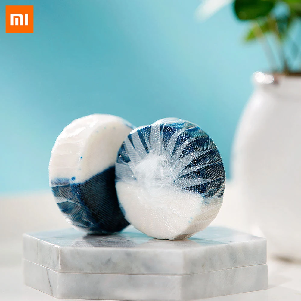 Xiaomi Clean-n-fresh двойной эффект дезодорирующий чистящий туалетный блок независимая Водорастворимая пленка упаковка Анионный активный