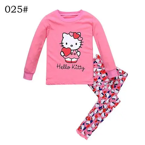 color at picture Новые пижамные комплекты для мальчиков и девочек vetement enfant fille детские рождественские пижамы Детская Хлопковая одежда для сна рождественские пижамы для детей - Цвет: color at picture