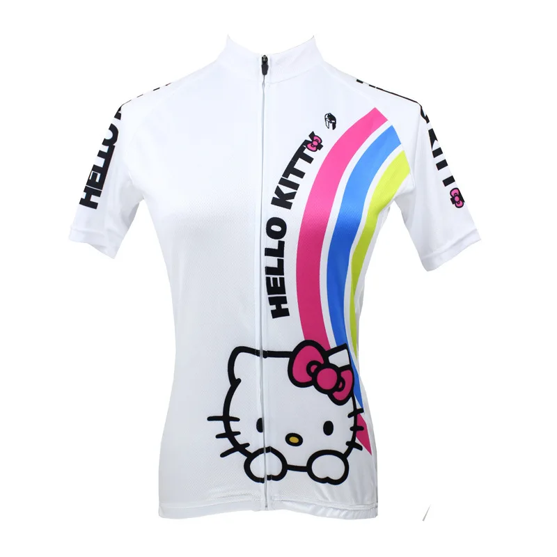 Новинка Джерси для велоспорта Hello Kitty лучший MTB дорожный велосипед весна лето