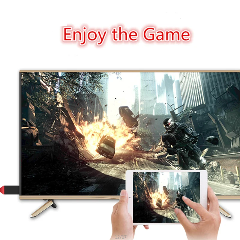 1 м HDMI совместимый кабель HD 1080P TV Stick для освещения Кабель адаптер HDTV 8 Pin Apple iPhone X plus