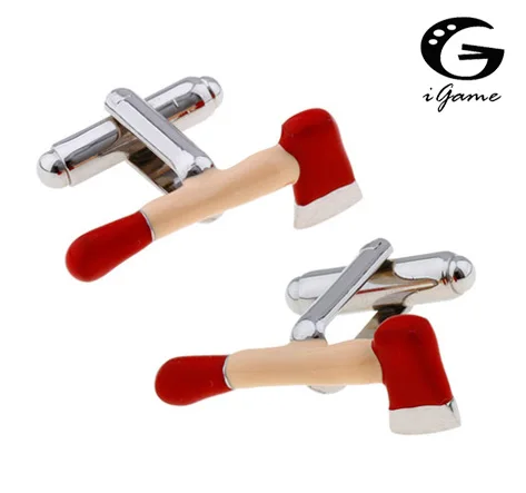 Заводская цена от iGame запонки с топором красного цвета латунный материал новый