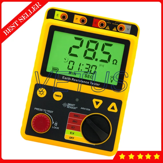 AR4105A цифровой тестер сопротивления заземления|meter locks|meter carmeter symbols |