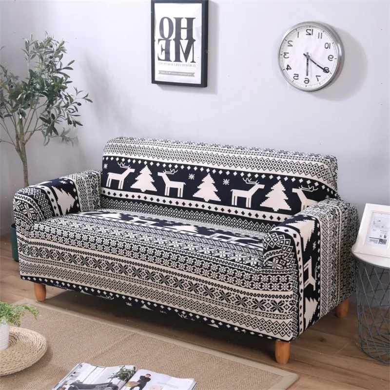 

Spandex Elastic Sofa Cover Universal Modern Living Room Durable Protector All-inclusive 1/2/3/4-seater Slipcovers Couch Cover