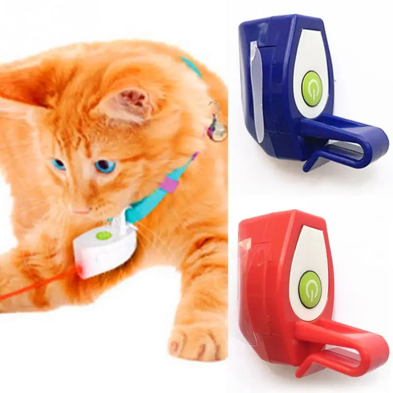 Модные мини воротник свет кота собаки любимчика лазерной указки кошка Пластик ABS