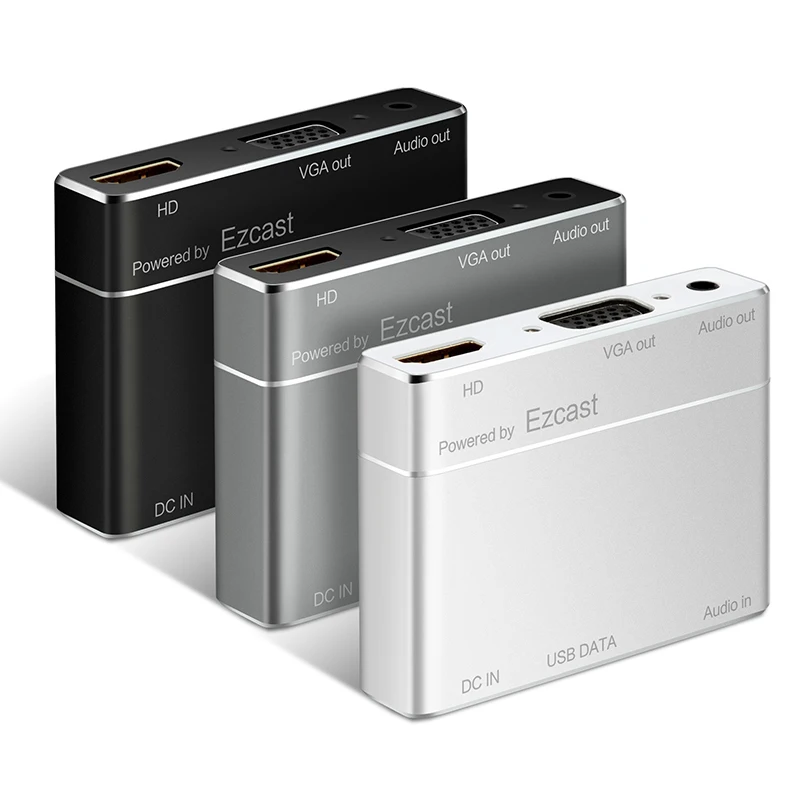 S8pro 3 in 1 USB to HDMI/VGA+Audio Converter Digital AV Adapter Powered by EZcast for IOS Android Devices Windows Computer | Электроника
