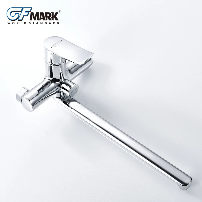 GFmark Набор смесителей для душа с длинным Изливом настенный смеситель ванны из