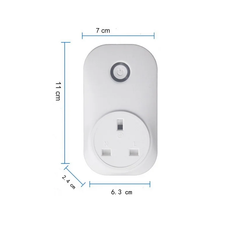 Urijk 1 шт. Wi Fi Беспроводной удаленный сокет Plug умный дом розетка США Великобритании