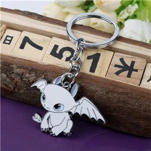 white HEYu милые ювелирные изделия мультфильм Охана Лило Ститч кулон брелок Kawaii ПВХ брелок для ключей аксессуары - Цвет: white
