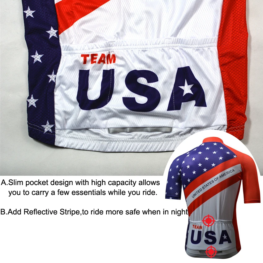 KiiXel USA Pro Team Велоспорт набор костюм для езды на горном велосипеде Майо Ropa Ciclismo