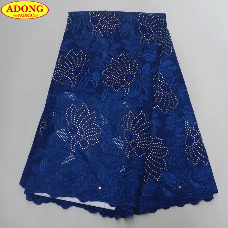 Light Color Eyelet Design African Cotton Lace Fabric High Quality 5 Yards/lot Swiss Voile In Switzerland 100% | Дом и сад