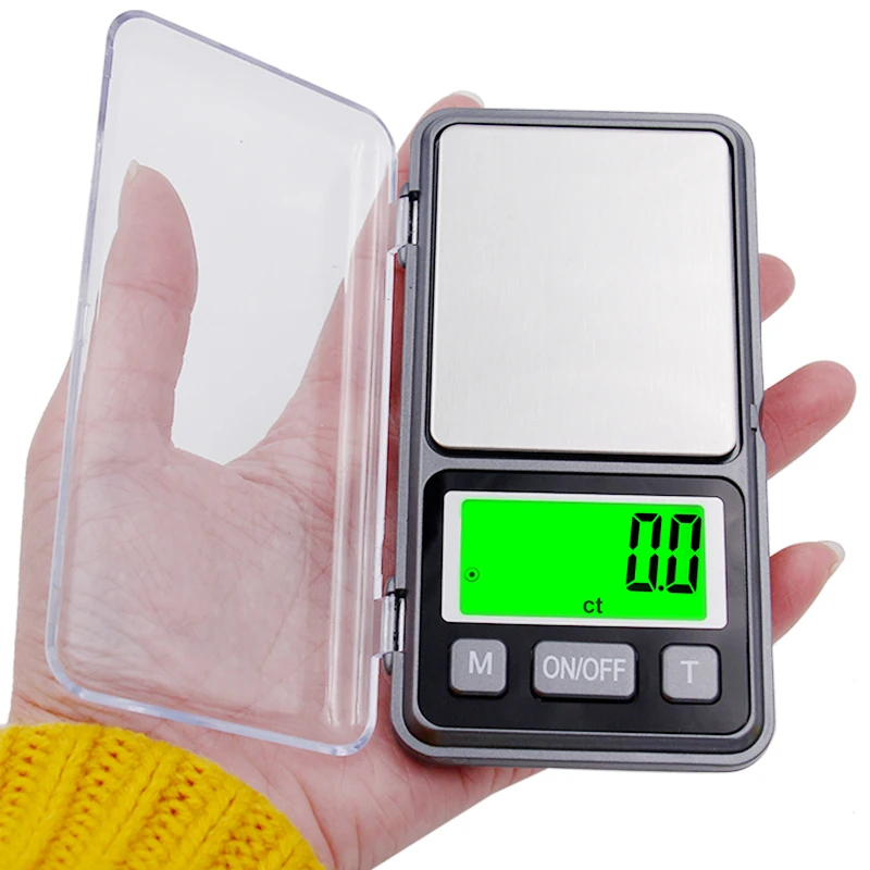 

1000g x 0.1g Digital Scale Jewelry Gold Silver Gram Pocket Display Pocket Electronic 1kg Scales with backlight 20% off